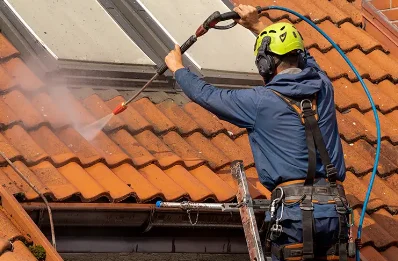 Démoussage et hydrofuge de toiture à Vénérolles